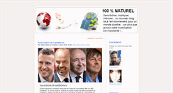 Desktop Screenshot of centpourcentnaturel.fr